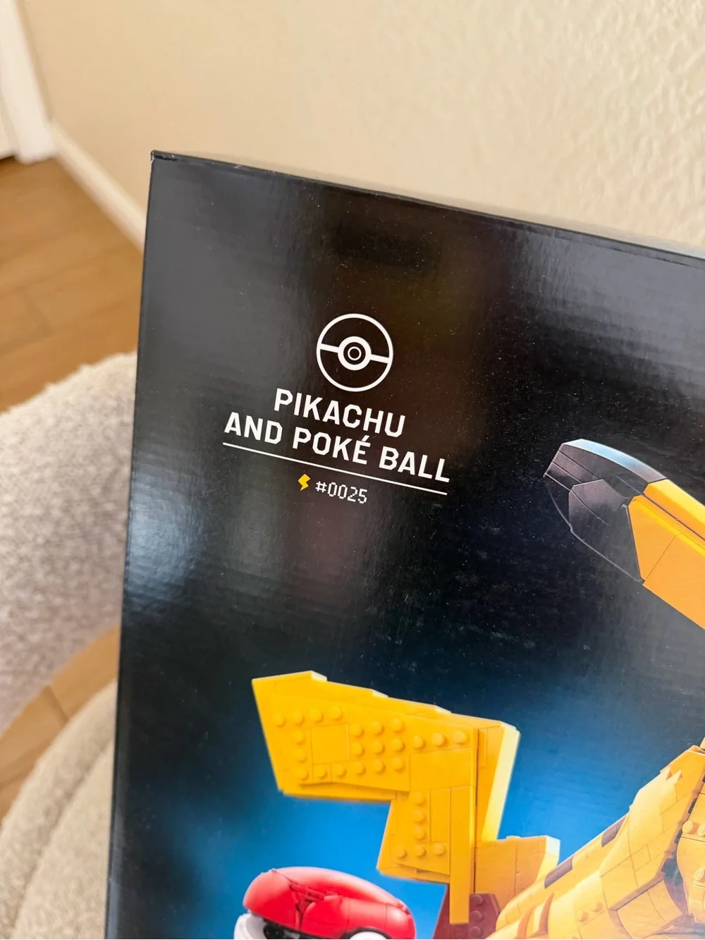 NEW Lego Pikachu Buildable Figure with Red-and-White Poké Ball
